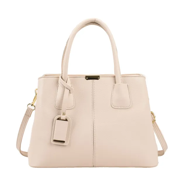 Large capacity Handheld Commuter Shoulder Crossbody Bag Beige - Shop at LoveMi