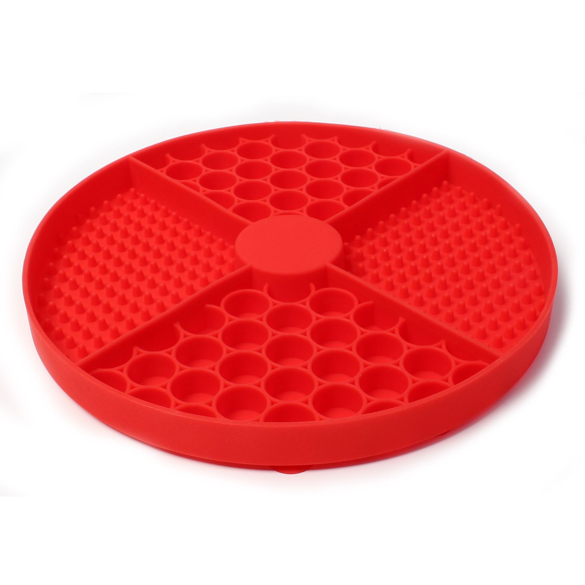 Round Lick Pad Red