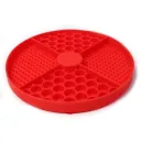 Round Lick Pad Red