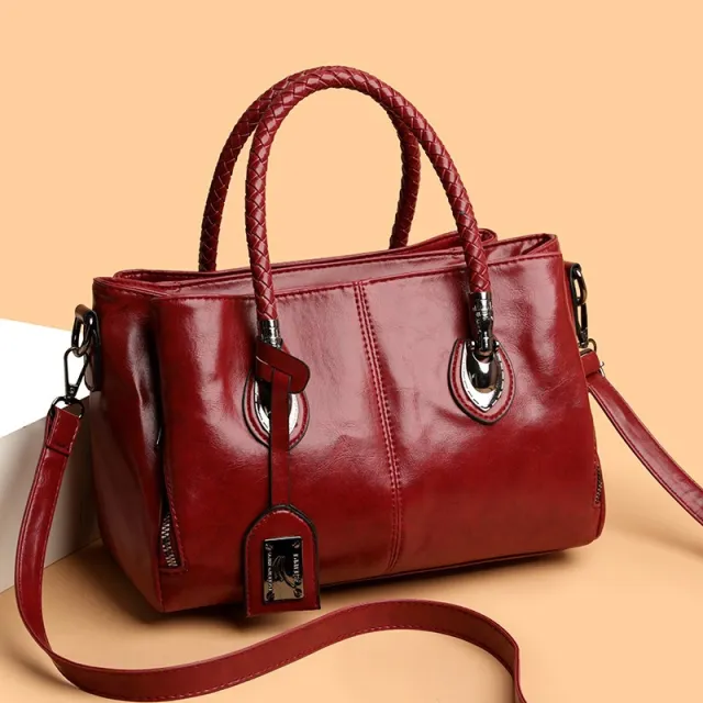 Premium Texture Minimalist Handbag Red - Shop at LoveMi