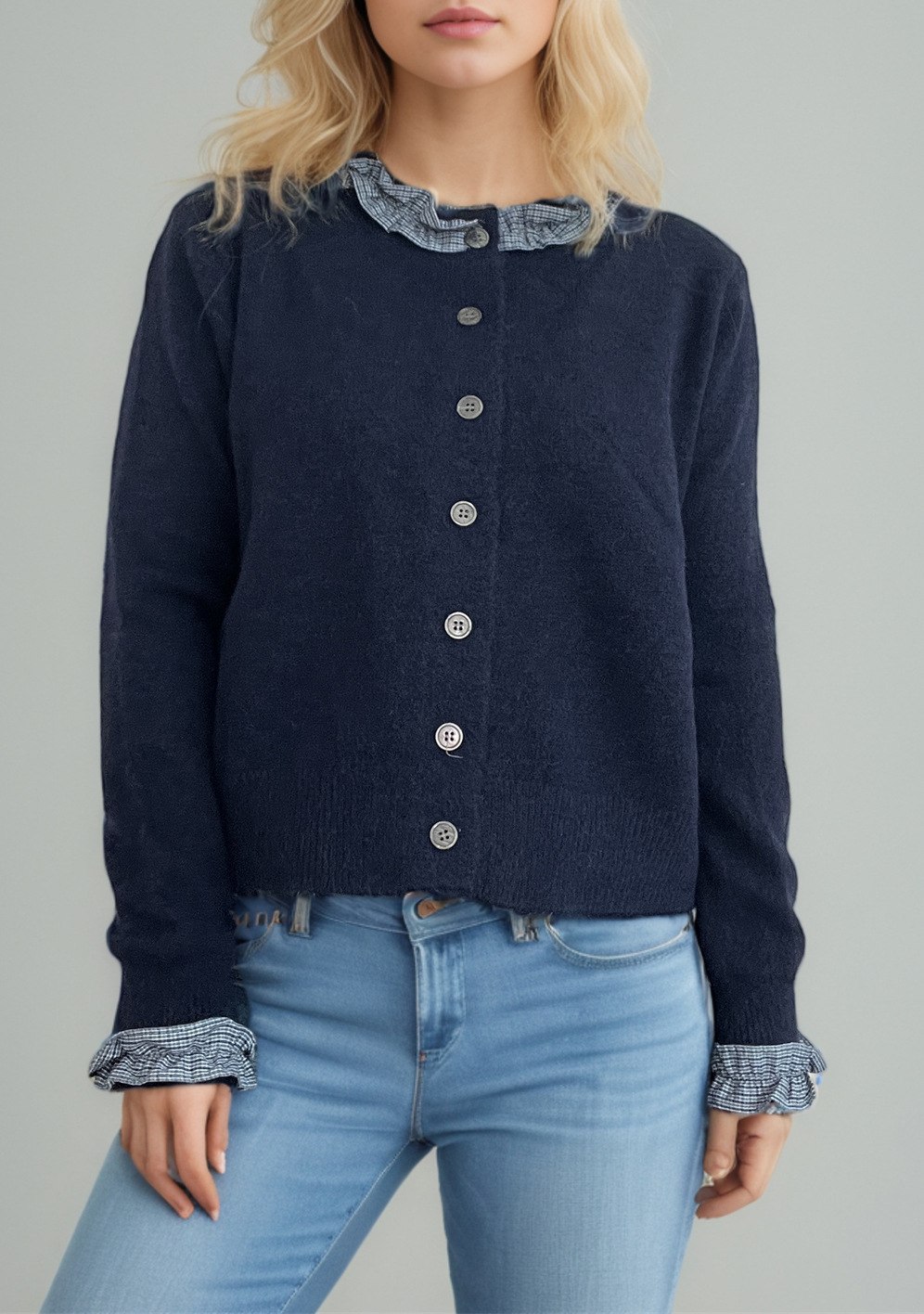 Damen-Cardigan – weitere Frontansicht