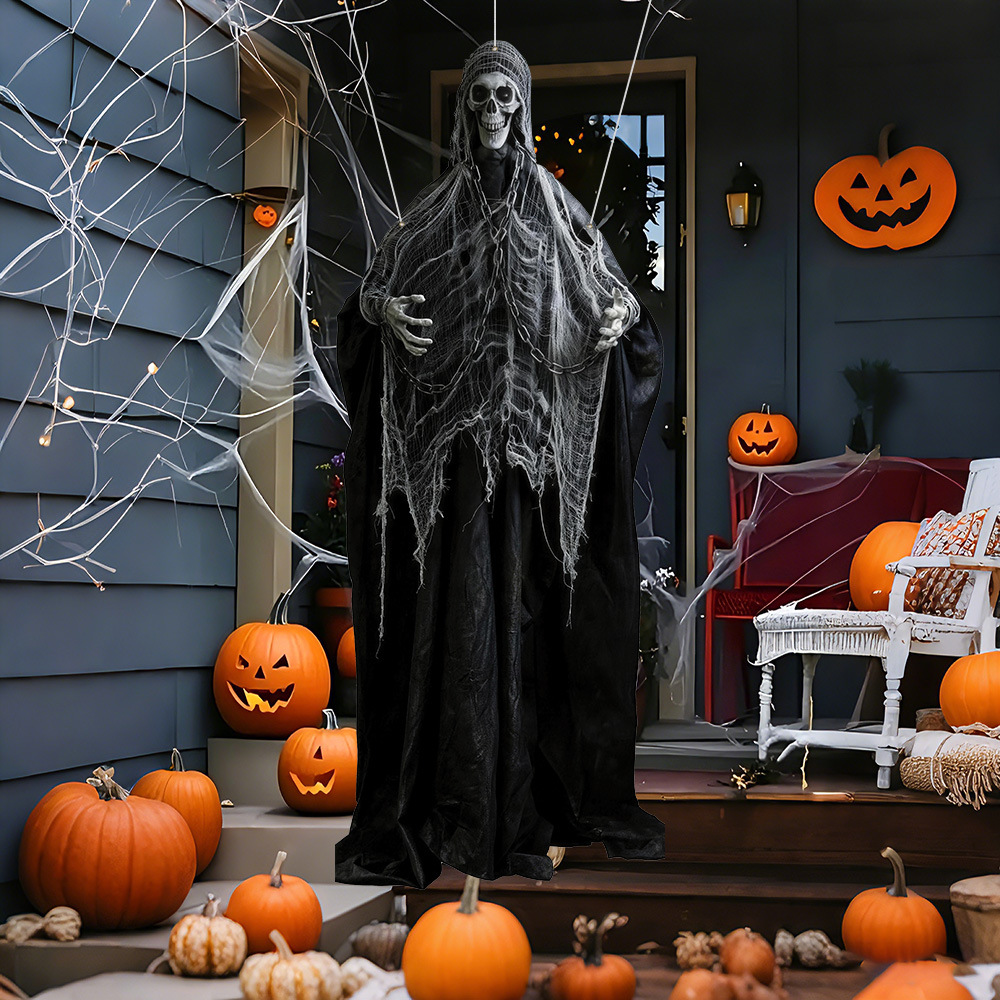 Halloween Gauze Ghost House Hanging Prop