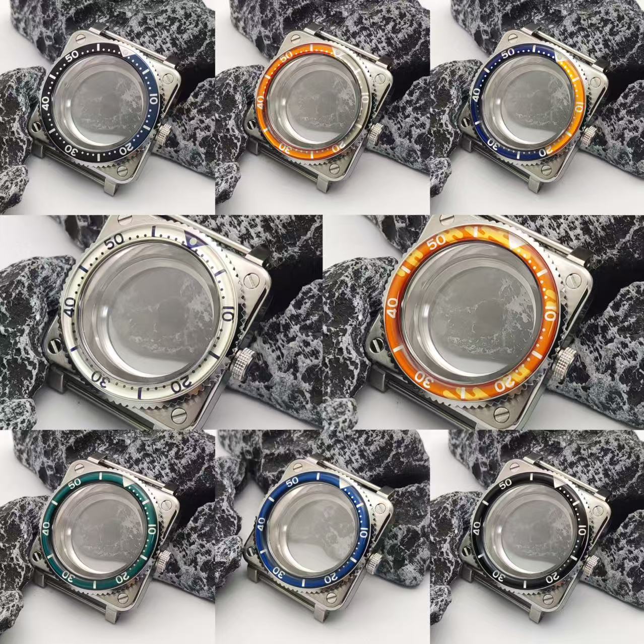 Watch Modification Accessory 42mm White Base Square Case