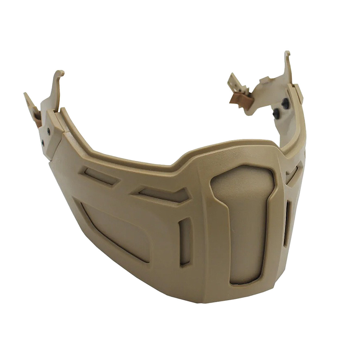 Tactical Helmet Half Face Mask Outdoor Tactics Folding 5