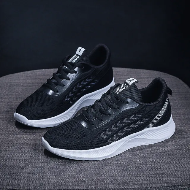 Flying Woven Women's Shoes Casual Soft Bottom Lightweight Black - Shop at LoveMi