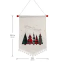 Christmas Plaid Tree Flag