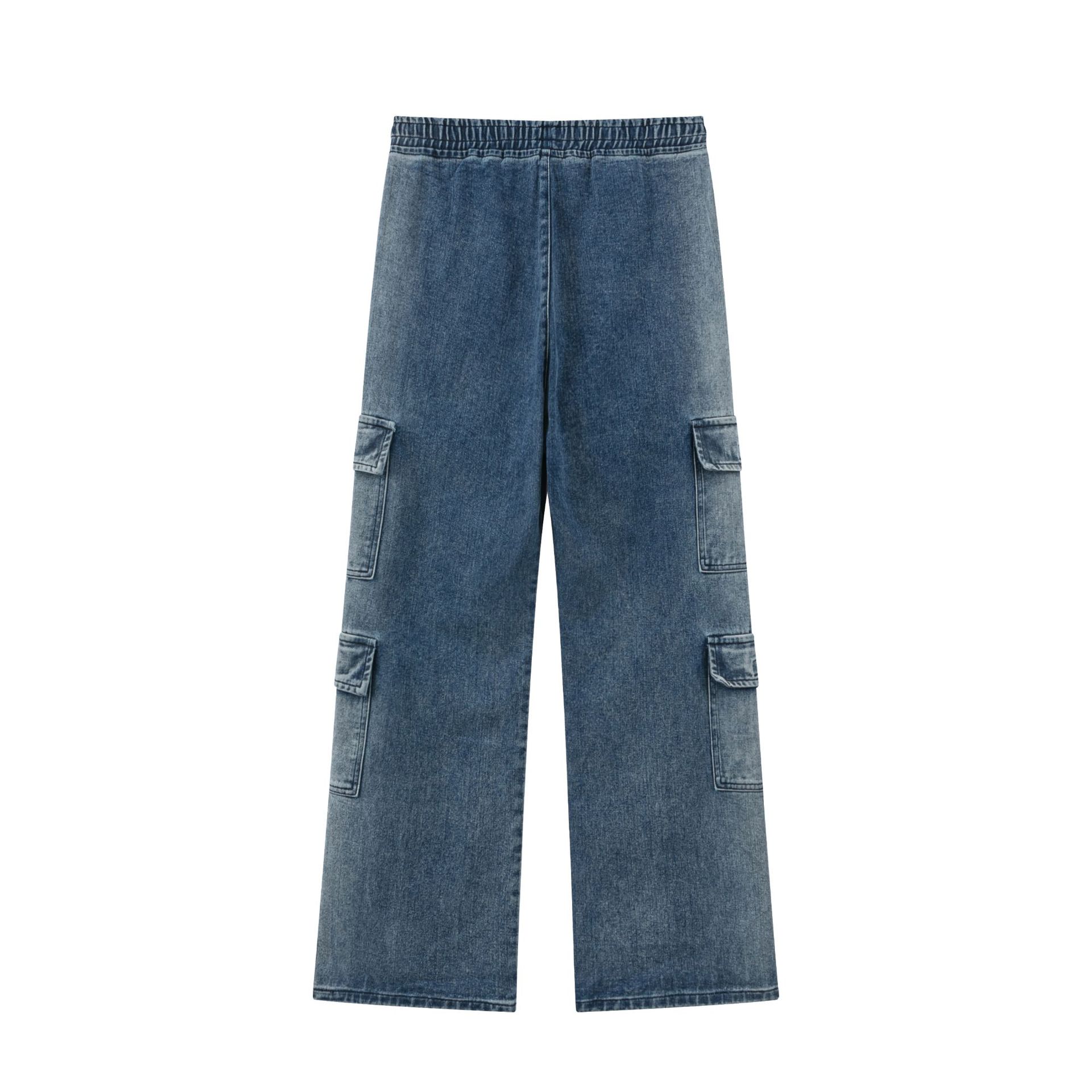 Loose Cargo Wide Leg Jeans - Image 16