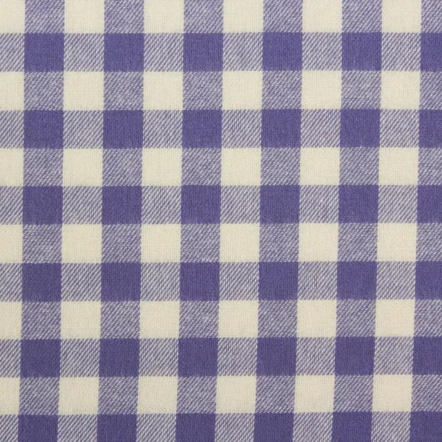 Pure Cotton Yarn dyed 32 Brushed Plaid Fabrics 9 Purple - Shop at LoveMi