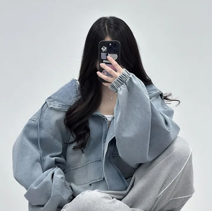 Denim Jacket Coat Women's Small