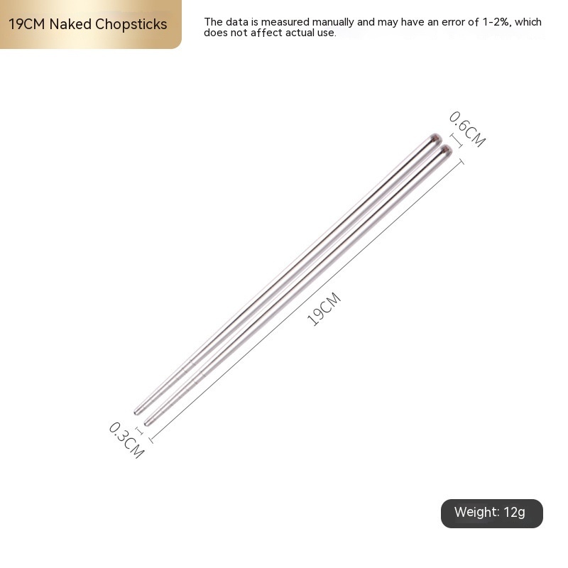 19cm Roundheaded Chopsticks