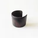 Black Brown Gradient Leather
