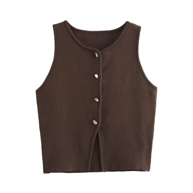 Women's New European And American Street Style Polyester Sweater Brown - Shop at LoveMi