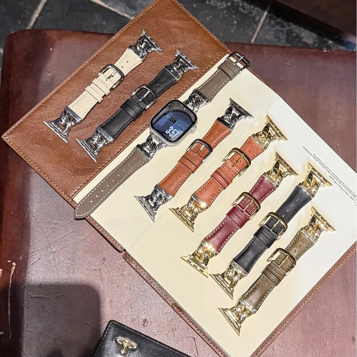 Fashionable And Versatile Metal Buckle Watch Strap