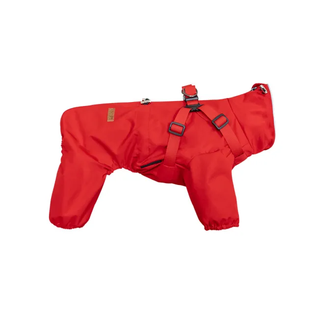 Fashion Personality Dog Pet One piece Raincoat Red - Shop at LoveMi