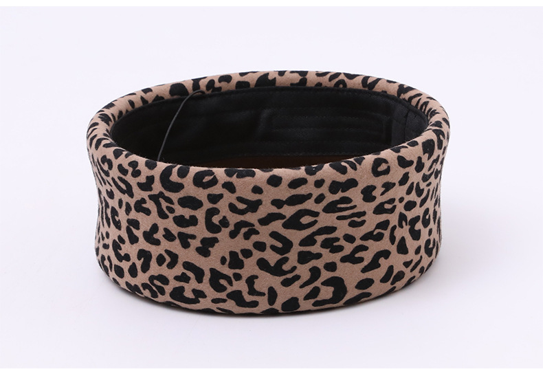 American-style Leopard-print Pillbox Hat Women's New High-end Design 19 778c9bf1 eacf 4c9c 8a21 f80d56272f09