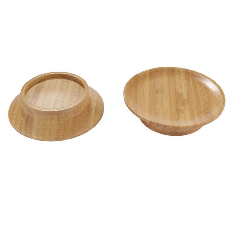 Title 1, Bamboo Wine Cup Lid Dual-use Bamboo Coaster