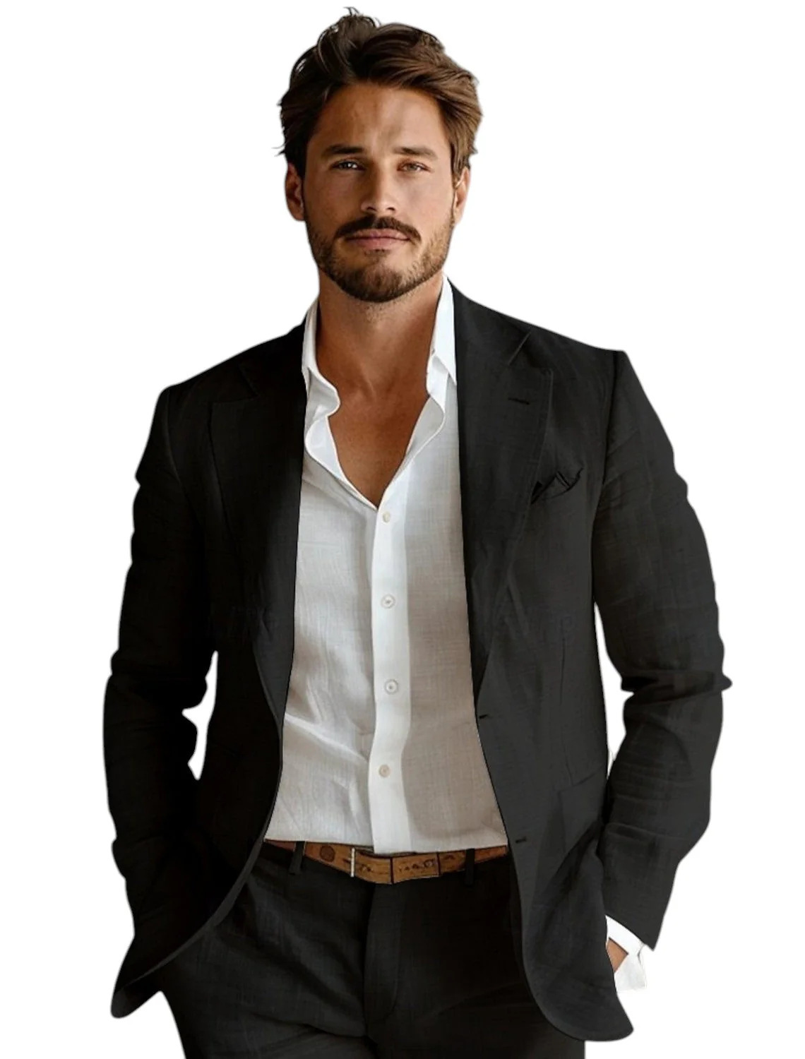 Men's Spring Jacket Business Suit Plus Size British