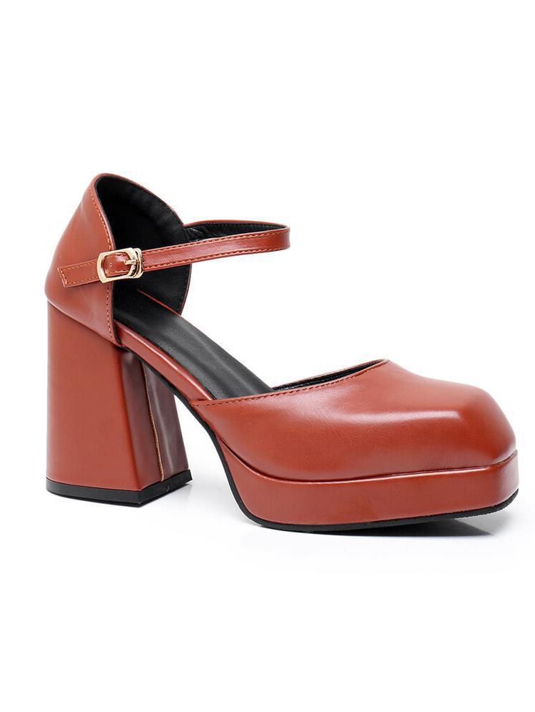Square-Toe High Heels, picture 5 of 5