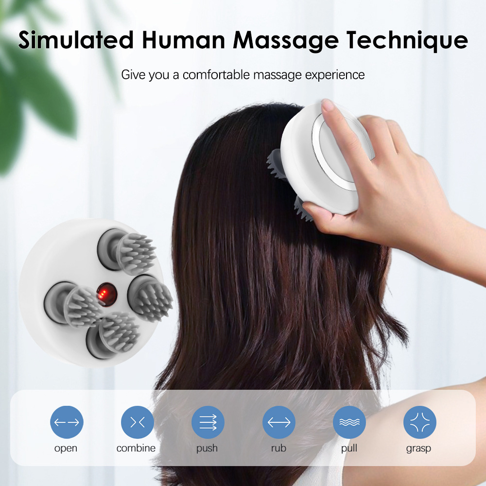 Title 2, Rechargeable three-gear infrared relaxation hea...