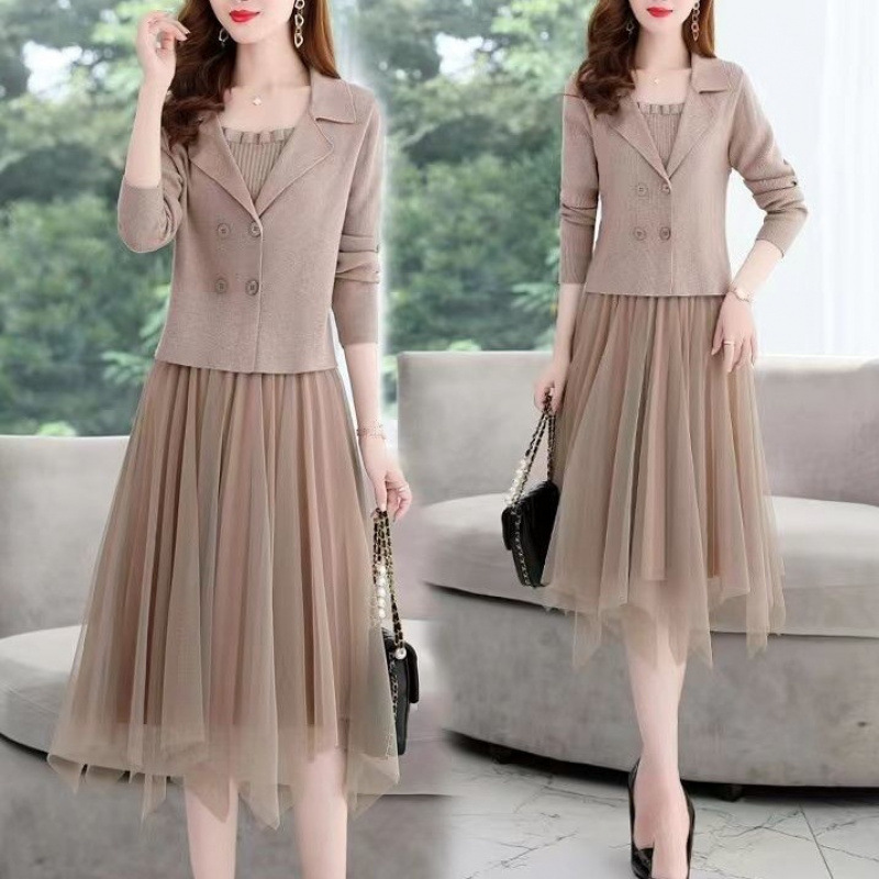 Stylish Chic Mid-length Skirt For Spring Autumn And Winter