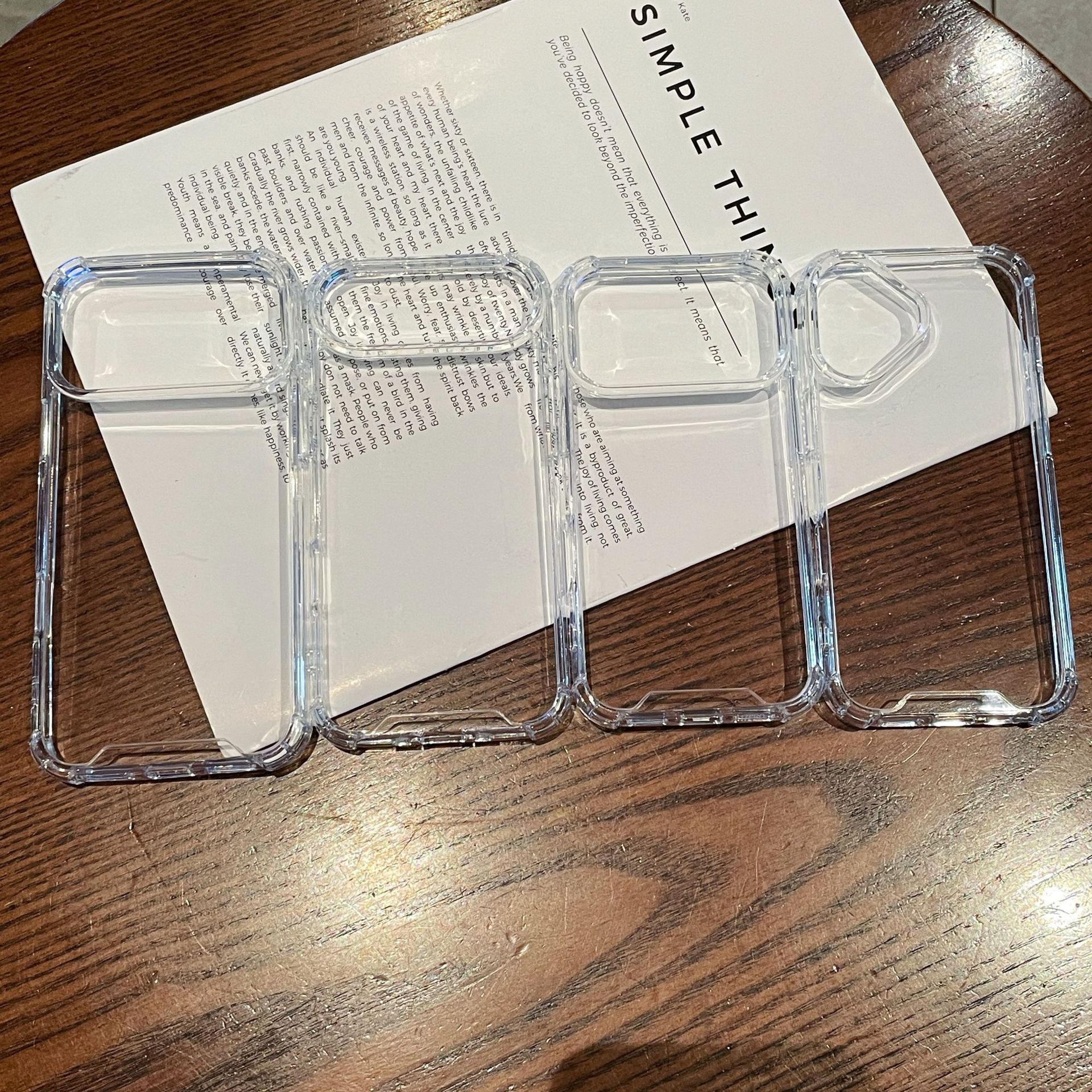 Transparent Airbag Drop-resistant Acrylic Simple Phone Case - Image 5