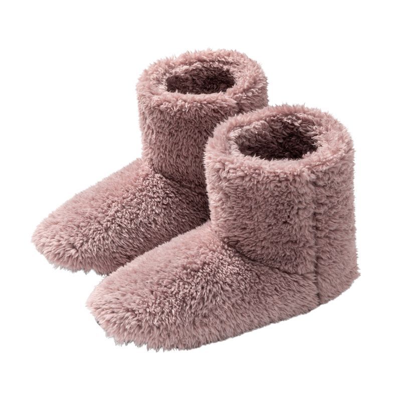 Household Japanese-style Closed-toe Plush Slippers