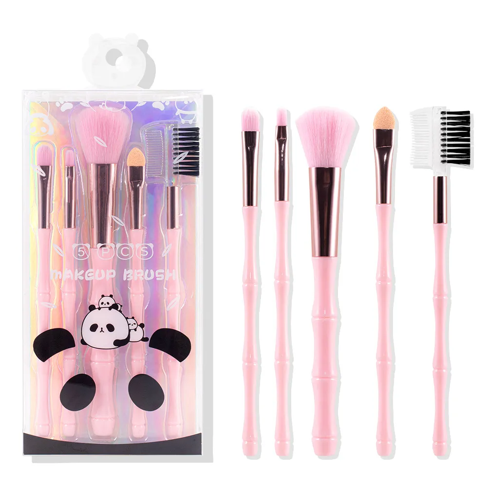 Beauty Tools Portable Makeup Brush - Pink