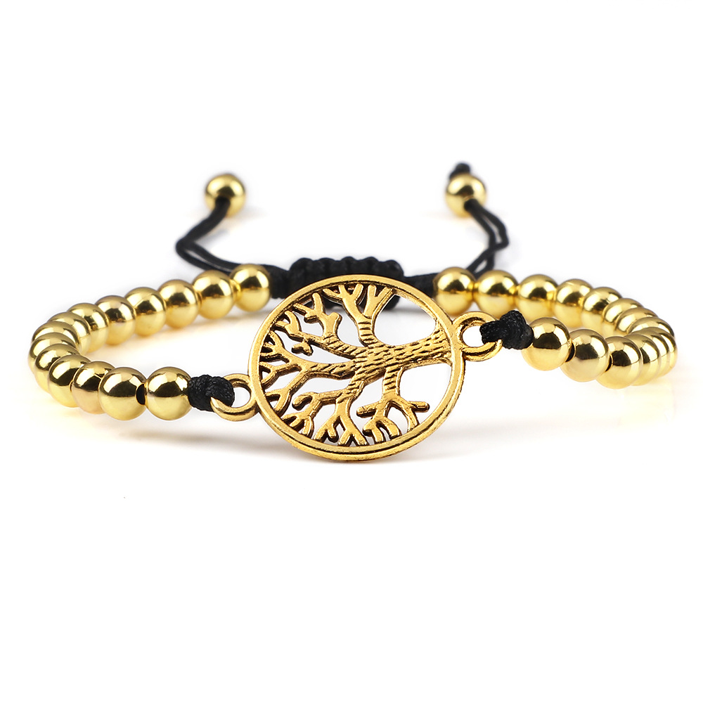 Adjustable Braided Tree Bracelet