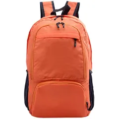 Fashion Outdoor Foldable And Portable Backpack - Orange - View 1
