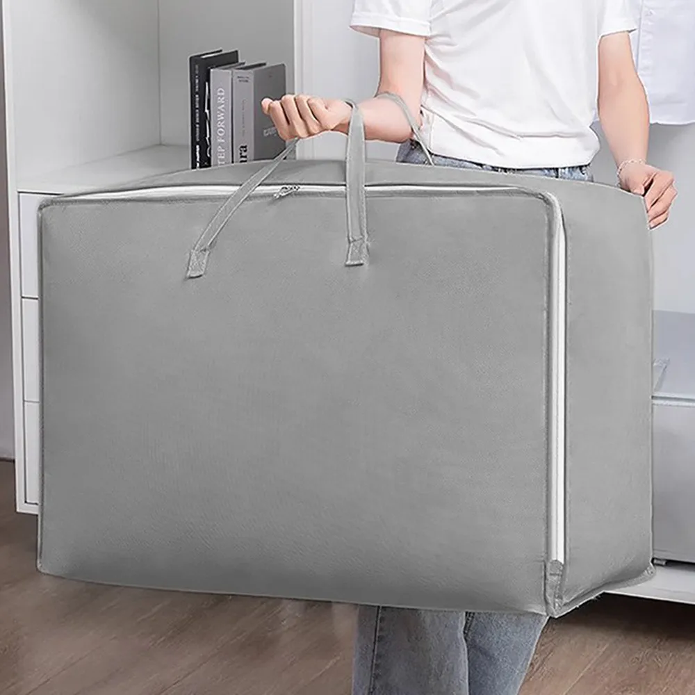 Non-woven Solid Color Buggy Bag Large Capacity Storage Bag