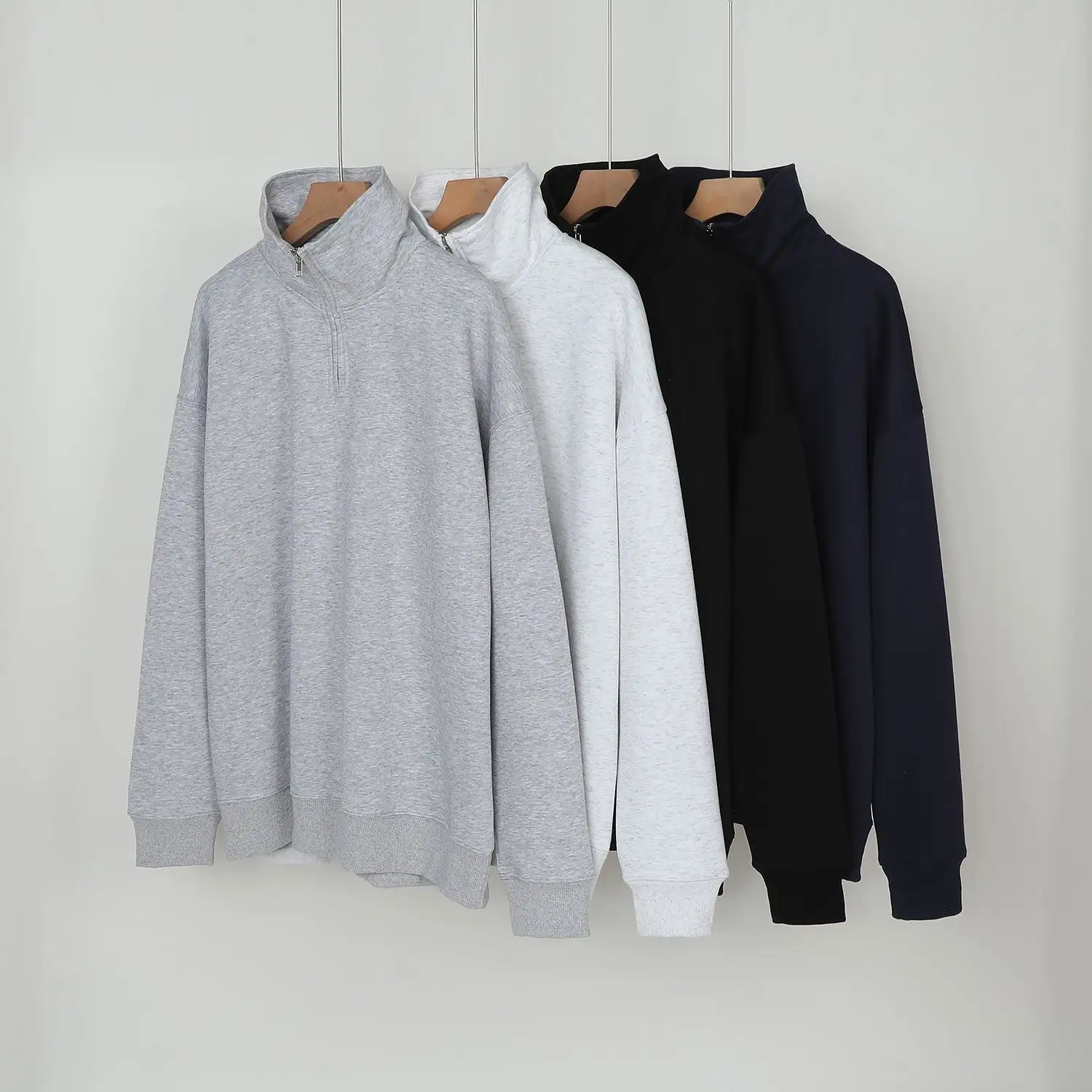 Women's Premium Half-zip Stand-up Collar Hoodie