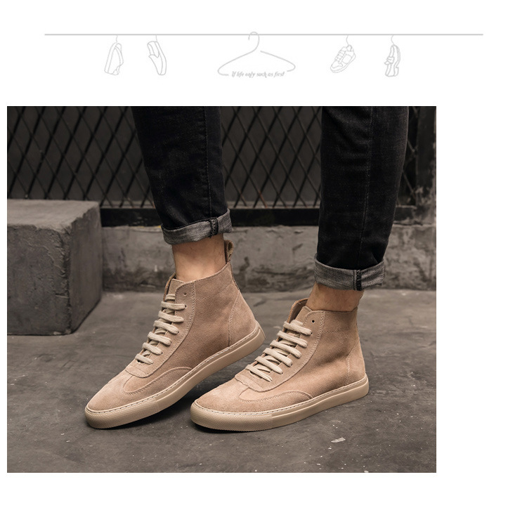 Title 16, Lace-up suede leather men