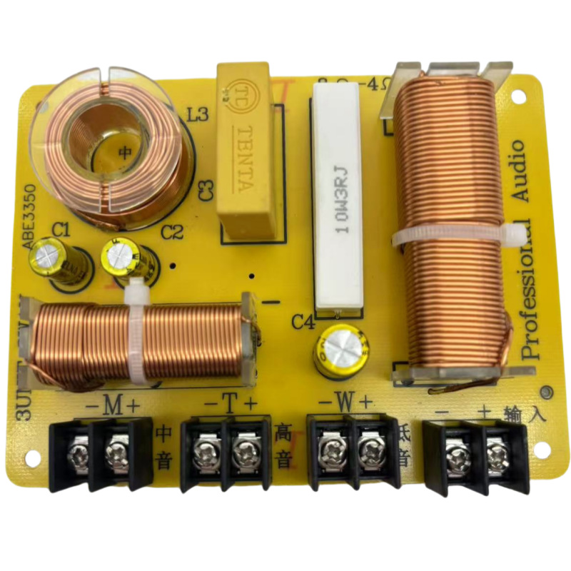 Audio Crossover Three-way 1 High 1 Low 1 Mid Solderless Speaker Divider