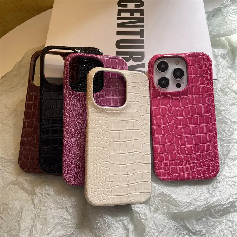 Solid-color Retro Half-wrap Phone Case