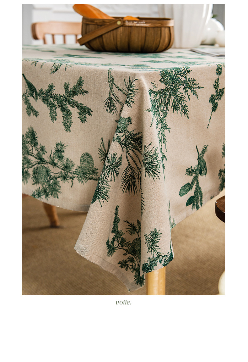 Title 7, French Pastoral Style Tablecloth Mild Luxury Re...