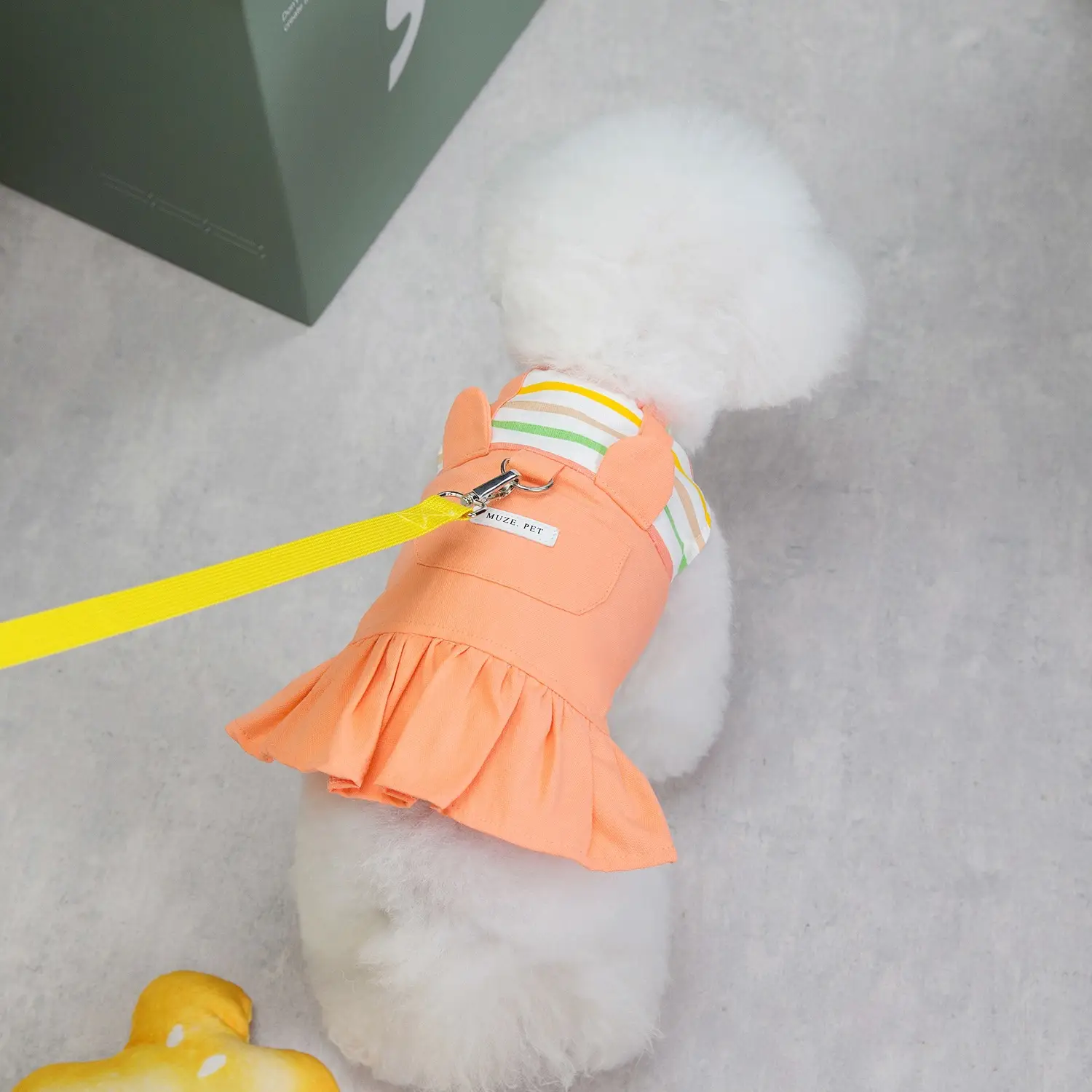 Fashion Dog New Striped Patchwork Skirt