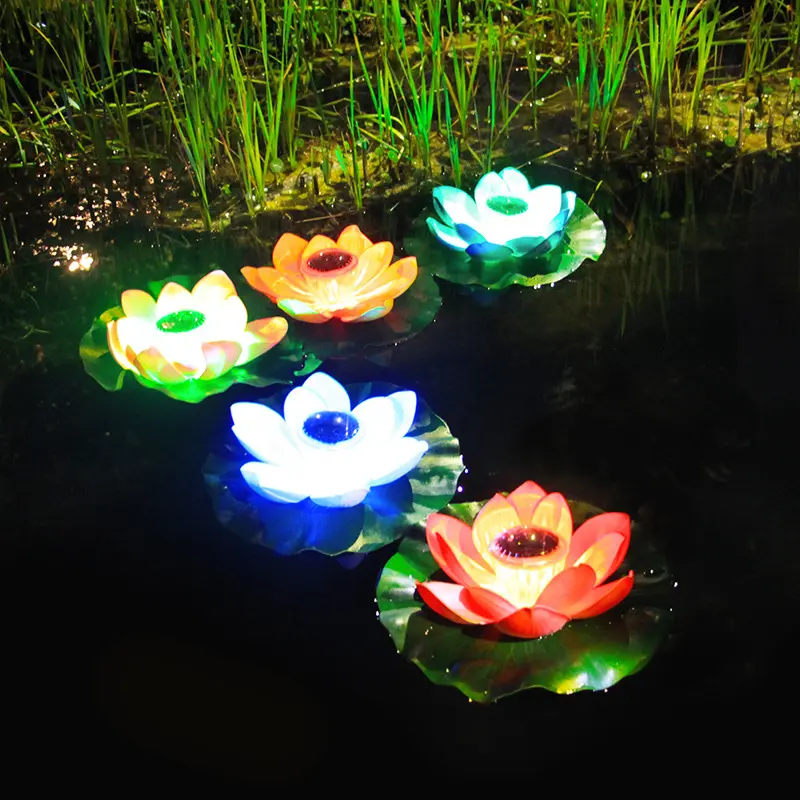 Outdoor Waterproof Pond Water Float Light Solar