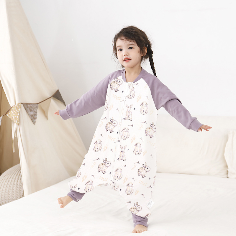 Baby Sleeping Bag Springsummer Bamboo Cotton Split-leg
