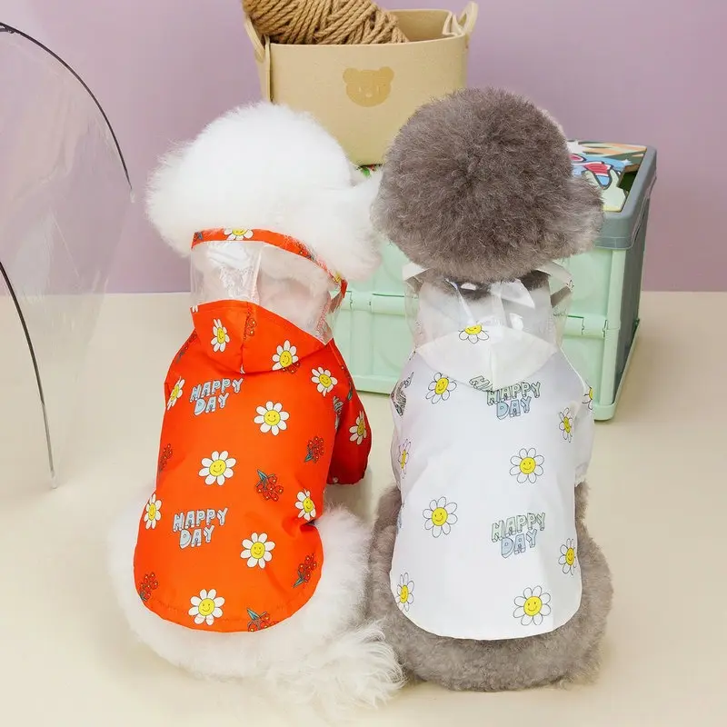 Dog Raincoat Pet Clothing Two Feet