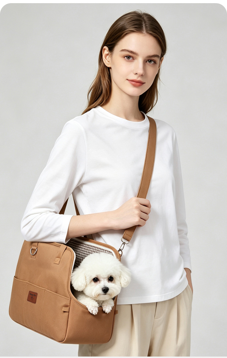 Breathable Pet Sling Bag detail photo 17