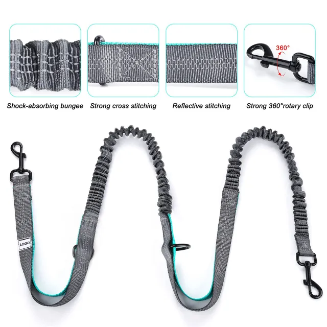 Outdoor Pet Training Bag Dog Walking Hand Holding Rope Dog Leash Plus Neck - Shop at LoveMi