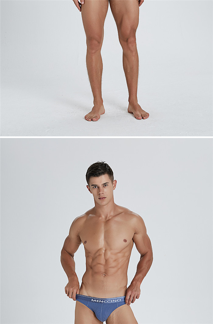 Men's Modal Cotton Low Waist Tight Sports Briefs