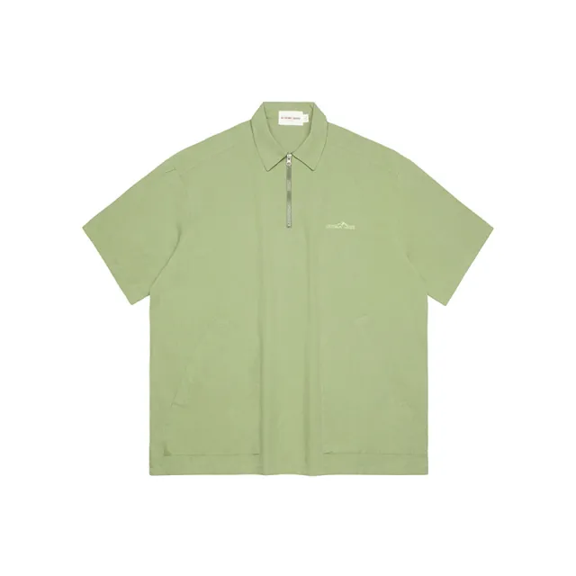Polo Short Sleeve Summer American Style Loose All matching Light Green - Shop at LoveMi