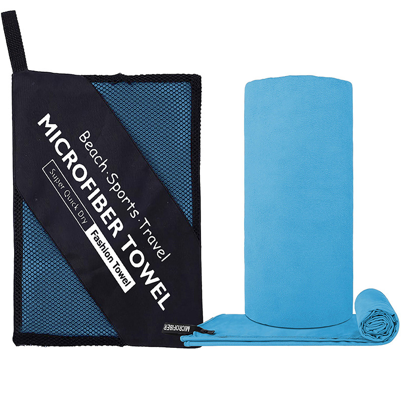 Sky Blue Zipper Bag