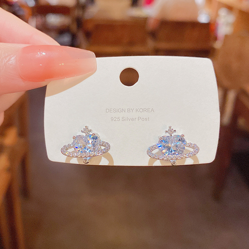 Retro Stud Designer Touch Statement Drop Earrings