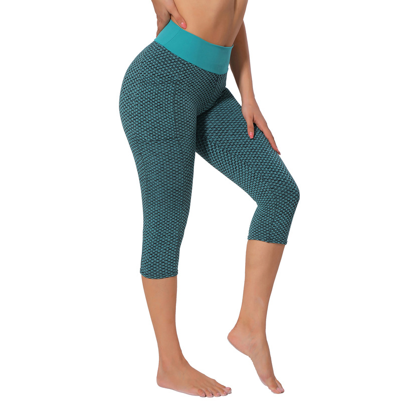 Title 54, Beautiful Peach Buttocks Skinny Cropped Yoga Pa...