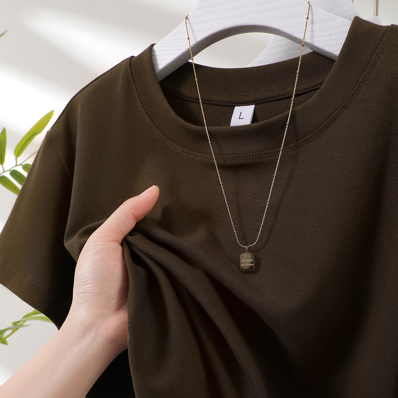 Women's All-match Fashion Thread Short-sleeved T-shirt