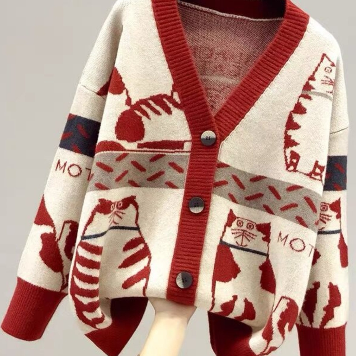 Women's SpringAutumn Sweater Cardigan Outerwear Extra-Thickness