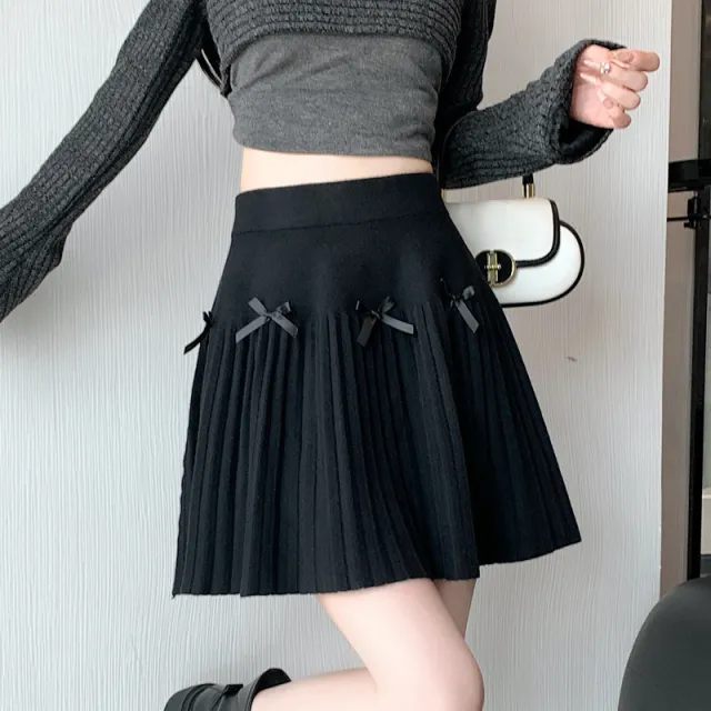 Fashion Personalized Knitted Skirt For Women Black - Shop at LoveMi