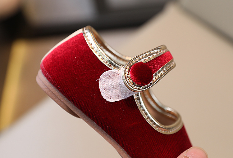 Elegant Sweet Leather Shallow Mouth Classic Style Princess Shoes